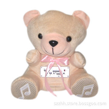 Portable Plush Speaker, Supports SD/MMC Cards, Can Play Music from USB Flash Drives